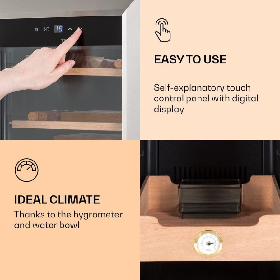 Zigarren-Humidor-thermoelektrischer-Humidor-Schrank-mit-Glastuer-Humidor-Befeuchter-mit-Einschueben-aus-Zedernholz-Hygrometer-LE
