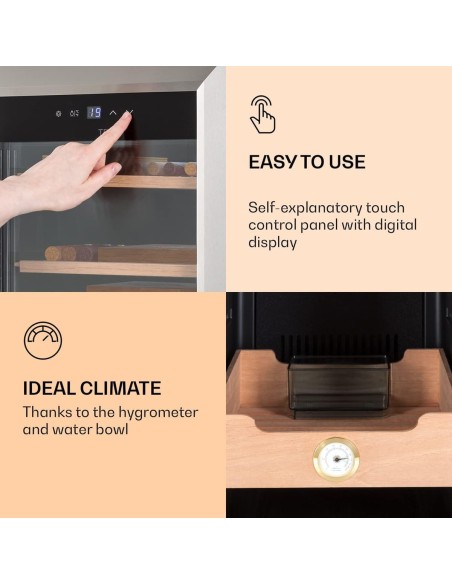 Zigarren-Humidor-thermoelektrischer-Humidor-Schrank-mit-Glastuer-Humidor-Befeuchter-mit-Einschueben-aus-Zedernholz-Hygrometer-LE