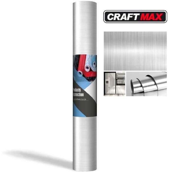 DE-Gastro®-Edelstahl-Folie-selbstkebend-5-Meter-Rolle-60-cm-breit-Klebefolie-fuer-Waende-und-Arbeitsplatten-von-Verkaufswagen-1