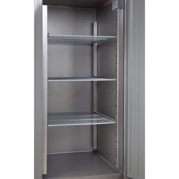 Gastro-Edelstahl-Monoblock-Gastronomie-Kuehlschrank-616-Liter-grossvolumiger-freistehender-Gewerbekuehlschrank-Energiesparend-ro