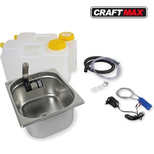 Edelstahl-Gewerbe-Spueltisch-Set-325x265x200mm-mit-Tauchpumpe-Kanister-fuer-Imbisswagen-Verkaufstrailer-Foodtrucks-1