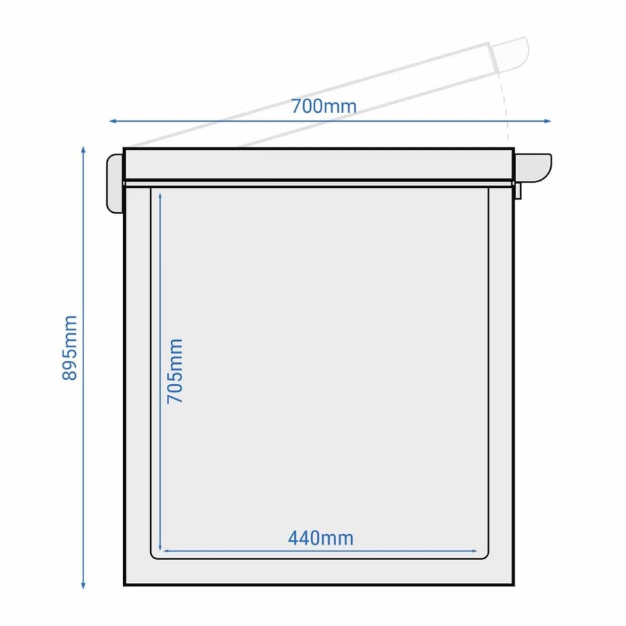 Edelstahl-Gastronomie-Tiefkuehltruhe-236-Liter-984x700x890mm-15°C-bis-25°C-Edelstahl-Klappdeckel-Schloss-Beleuchtung-ideal-fuer-
