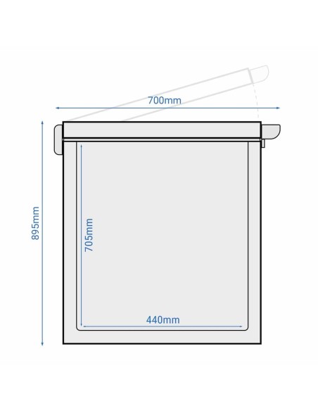 Edelstahl-Gastronomie-Tiefkuehltruhe-236-Liter-984x700x890mm-15°C-bis-25°C-Edelstahl-Klappdeckel-Schloss-Beleuchtung-ideal-fuer-