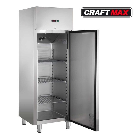 Edelstahl-Monoblock-Gastronomie-Kuehlschrank-429-Liter-Gewerbekuehlschrank-Energiesparend-robuste-fuer-Foodtruck-Imbissanhaenger