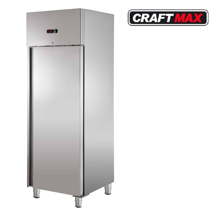 Edelstahl-Monoblock-Gastronomie-Kuehlschrank-429-Liter-Gewerbekuehlschrank-Energiesparend-robuste-fuer-Foodtruck-Imbissanhaenger