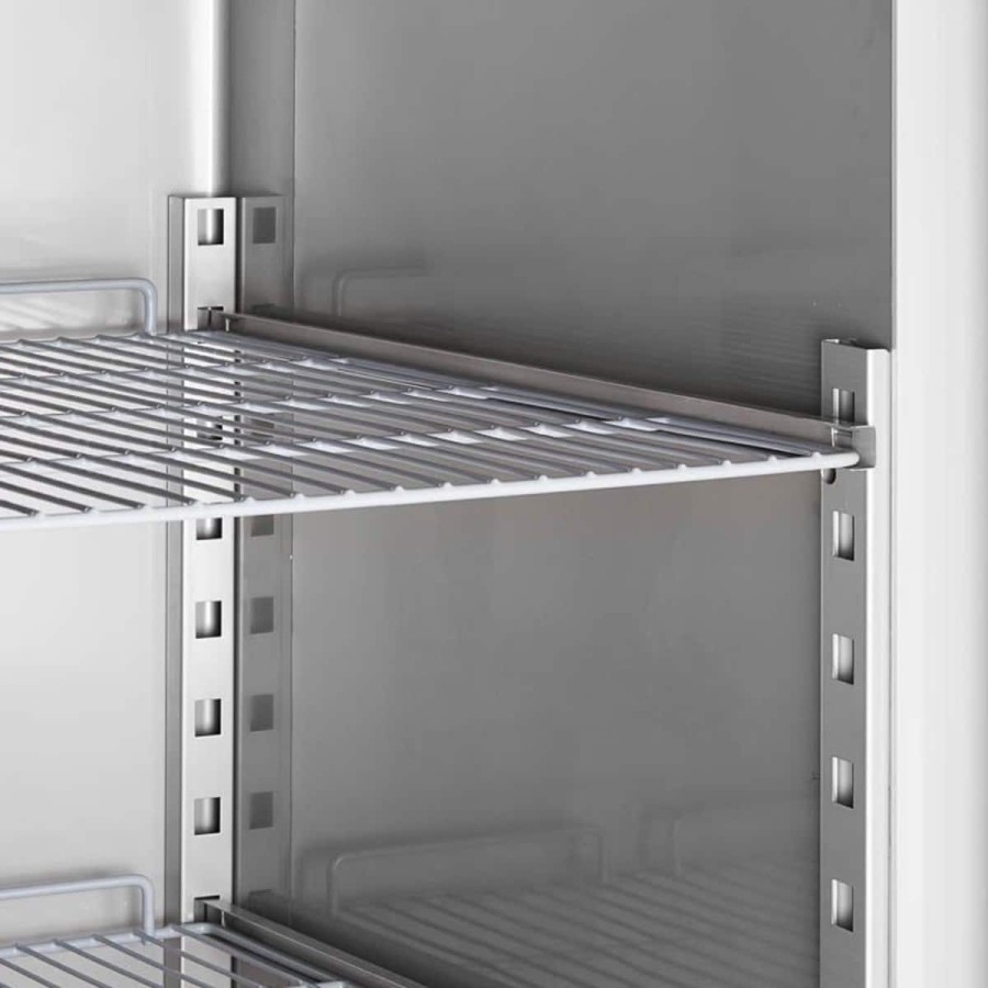 Edelstahl-Monoblock-Gastronomie-Kuehlschrank-429-Liter-Gewerbekuehlschrank-Energiesparend-robuste-fuer-Foodtruck-Imbissanhaenger