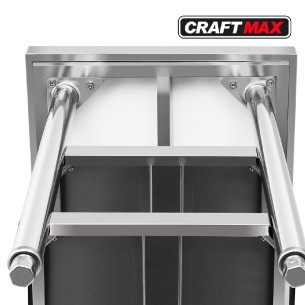 Gasto-Edelstahl-Arbeitstisch-180x60cm-3-Ebnen-Edelstahltisch-500kg-Traglast-Imbisswagen-Gastronomie-1 2