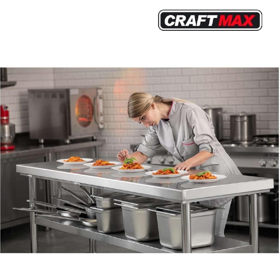 Gasto-Edelstahl-Arbeitstisch-180x60cm-3-Ebnen-Edelstahltisch-500kg-Traglast-Imbisswagen-Gastronomie-2