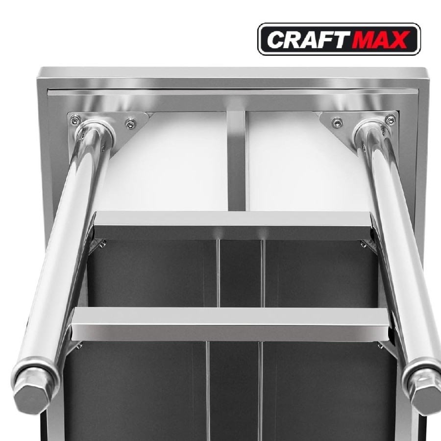 Gasto-Edelstahl-Arbeitstisch-180x60cm-3-Ebnen-Edelstahltisch-500kg-Traglast-Imbisswagen-Gastronomie-3