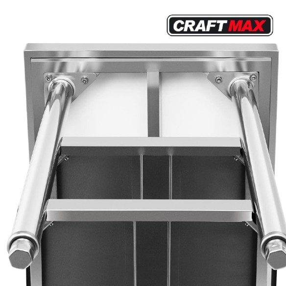 Gasto-Edelstahl-Arbeitstisch-180x60cm-3-Ebnen-Edelstahltisch-500kg-Traglast-Imbisswagen-Gastronomie-3