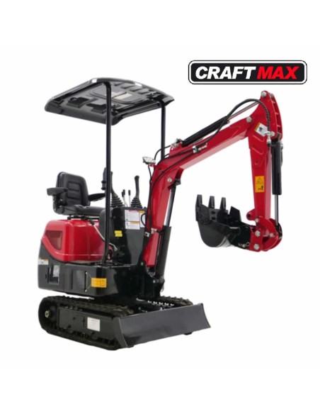 Kettenbagger-XT-95PS7KW-Diesel-Joystick-schwenkbarer-Baggerarm-verstellbare-Fahrwerkweite-Oelkuehler-1.65m-Grabtiefe-940kg-1