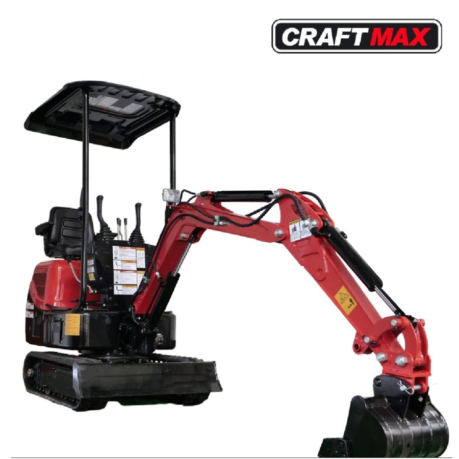 Kettenbagger-XT-95PS7KW-Diesel-Joystick-schwenkbarer-Baggerarm-verstellbare-Fahrwerkweite-Oelkuehler-1.65m-Grabtiefe-940-5