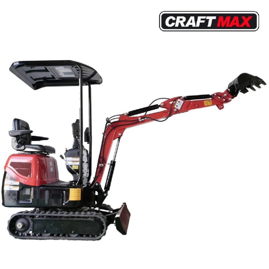 CRAFTMAX-Mini-Kettenbagger-Schwenkarm-Fahrwerksbreite-verstellbar-850kg-2