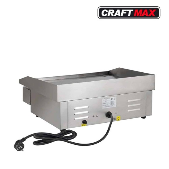 Gastro-Edelstahl-Elektro-Bratplatte-glatt-3kW-230V-Tischgeraet-Grillplatte-Fettrille-mit-Auffang-550x470mm-6