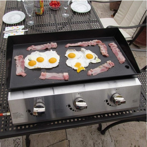 Gastro-Edelstahl-Gas-Bratplatte-glatt-63kW-GAS-Tischgeraet-Grillplatte-3-Brenner-430x500mm-8