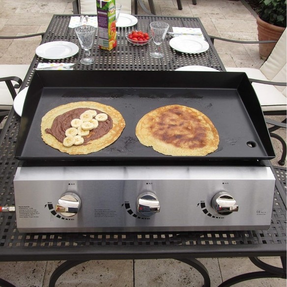 Gastro-Edelstahl-Gas-Bratplatte-glatt-63kW-GAS-Tischgeraet-Grillplatte-3-Brenner-430x500mm-4