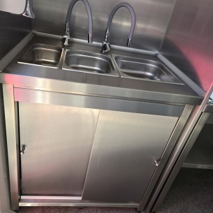 Imbisswagen-Spuelschrank-Edelstahl-84x60x88cm-Pumpe-Kanister-Spuele-Warmwasser-Boiler-Wasserhaehnen-Verkaufstrailer-4