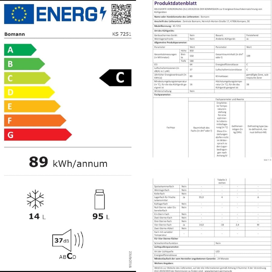 Gastro-Edelstahl-Gastronomie-Kuehlschrank-mit-Gefrierfach-109-Liter-580x550x850mm-Gewerbekuehlschrank-Energiesparend-robuste-Bau