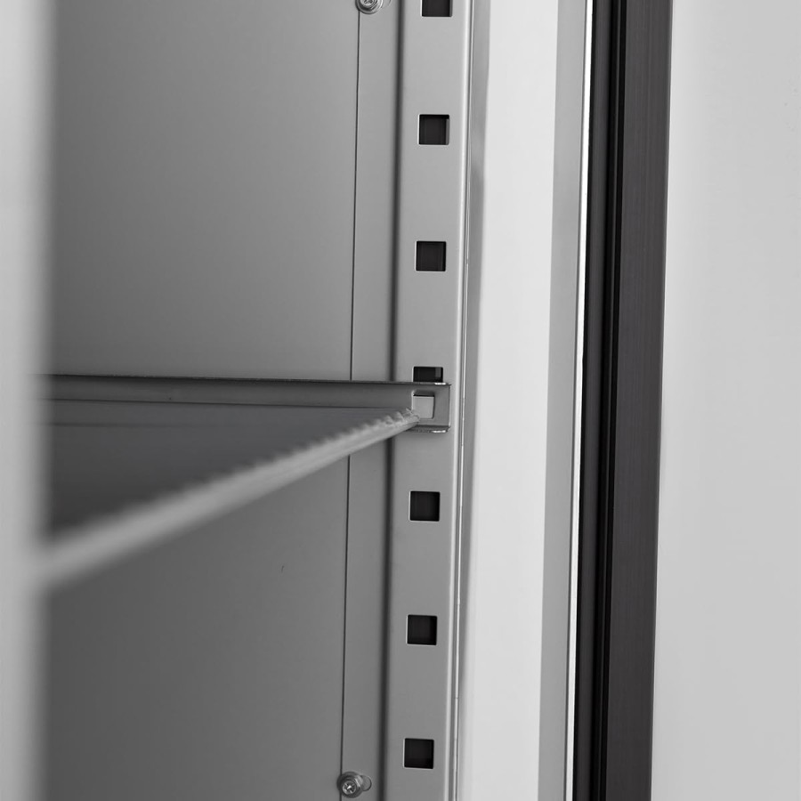 Gastro-Edelstahl-Monoblock-Gastronomie-Tiefkuehlschrank-990-Liter-grossvolumiger-freistehender-Gewerbegefrierschrank-Energiespar