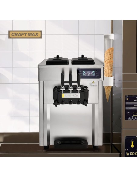 Edelstahl-Eismaschine-29-kg-h-Tresenmaschine-Touchscreen-3-Geschmacksrichtungen-fuer-Eiswagen-Verkaufstrailer-7