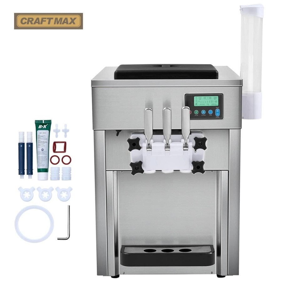 Gastro-Edelstahl-Eismaschine-20-kgh-Tresenmaschine-mit-Touchscreen-3-Geschmacksrichtungen-fuer-Eiswagen-Verkaufstrailer-9