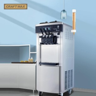 Edelstahl-Eismaschine-29-kgh-Standgeraet-Eisbereiter-Rollen-Touchscreen-3-Geschmacksrichtungen-fuer-Eiswagen-Verkaufswagen-1 2