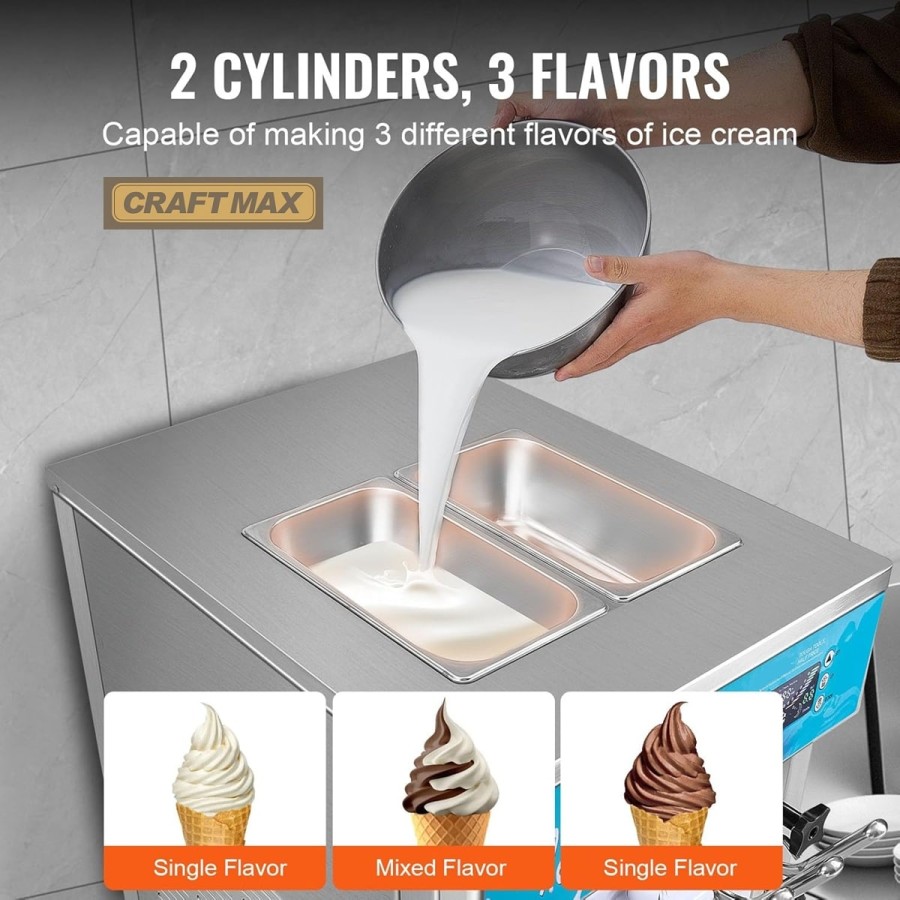 Edelstahl-Eismaschine-32-kgh-Standgeraet-Eisbereiter-Rollen-Touchscreen-3-Geschmacksrichtungen-fuer-Eiswagen-4