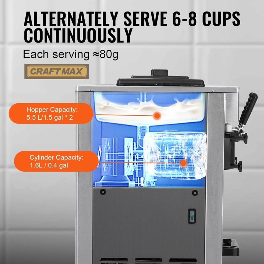 Edelstahl-Eismaschine-32-kgh-Standgeraet-Eisbereiter-Rollen-Touchscreen-3-Geschmacksrichtungen-fuer-Eiswagen-10