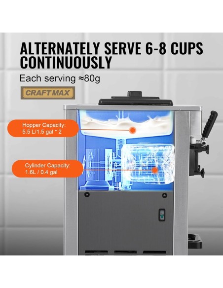 Edelstahl-Eismaschine-32-kgh-Standgeraet-Eisbereiter-Rollen-Touchscreen-3-Geschmacksrichtungen-fuer-Eiswagen-10