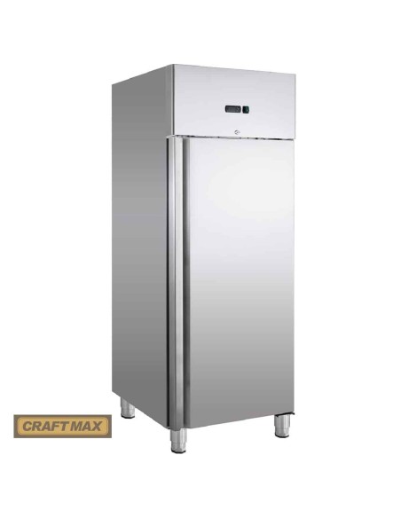 Edelstahl-Monoblock-Gastronomie-Tiefkuehlschrank-530-Liter-freistehender-Gewerbegefrierschrank-Eislagerschrank-robuste-Bauweise-