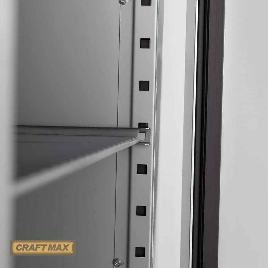Edelstahl-Monoblock-Gastronomie-Tiefkuehlschrank-530-Liter-freistehender-Gewerbegefrierschrank-Eislagerschrank-robuste-Bauweise-