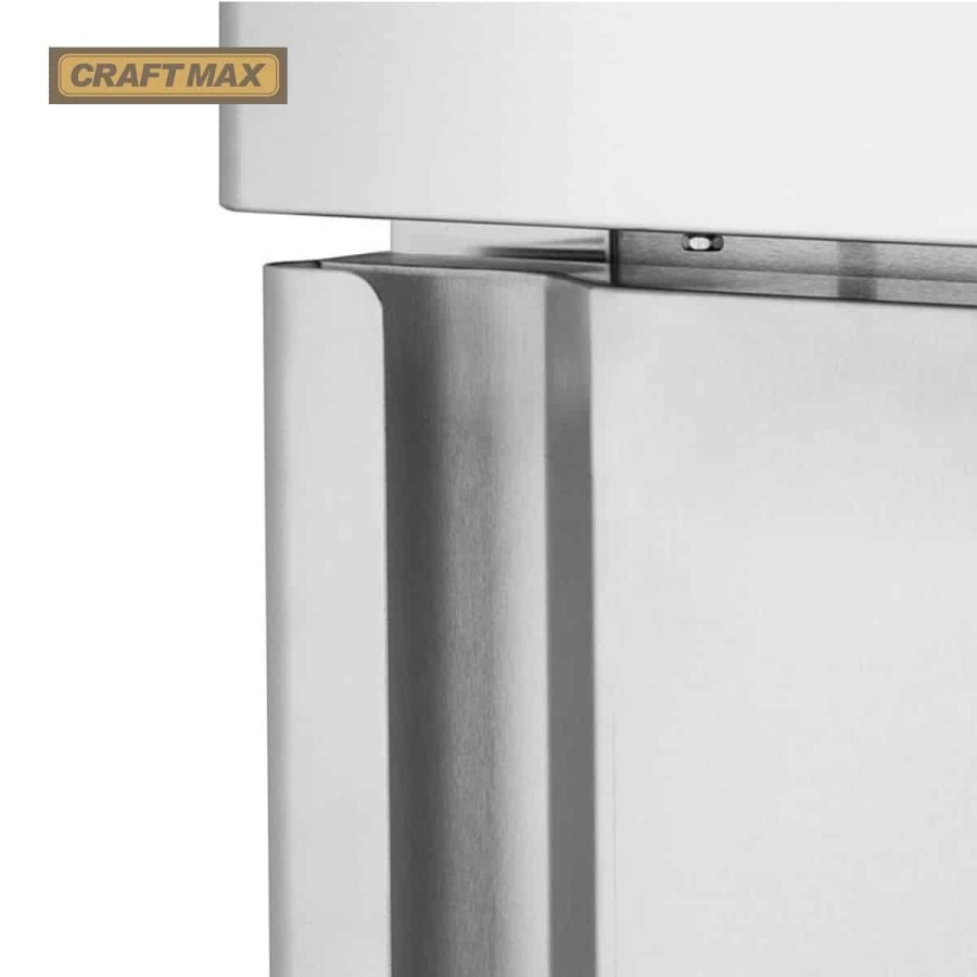 Edelstahl-Monoblock-Gastronomie-Tiefkuehlschrank-400-Liter-grossvolumiger-freistehender-Gewerbegefrierschrank-Eislagerschrank-ro