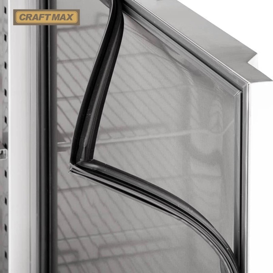 Edelstahl-Monoblock-Gastronomie-Tiefkuehlschrank-400-Liter-grossvolumiger-freistehender-Gewerbegefrierschrank-Eislagerschrank-ro