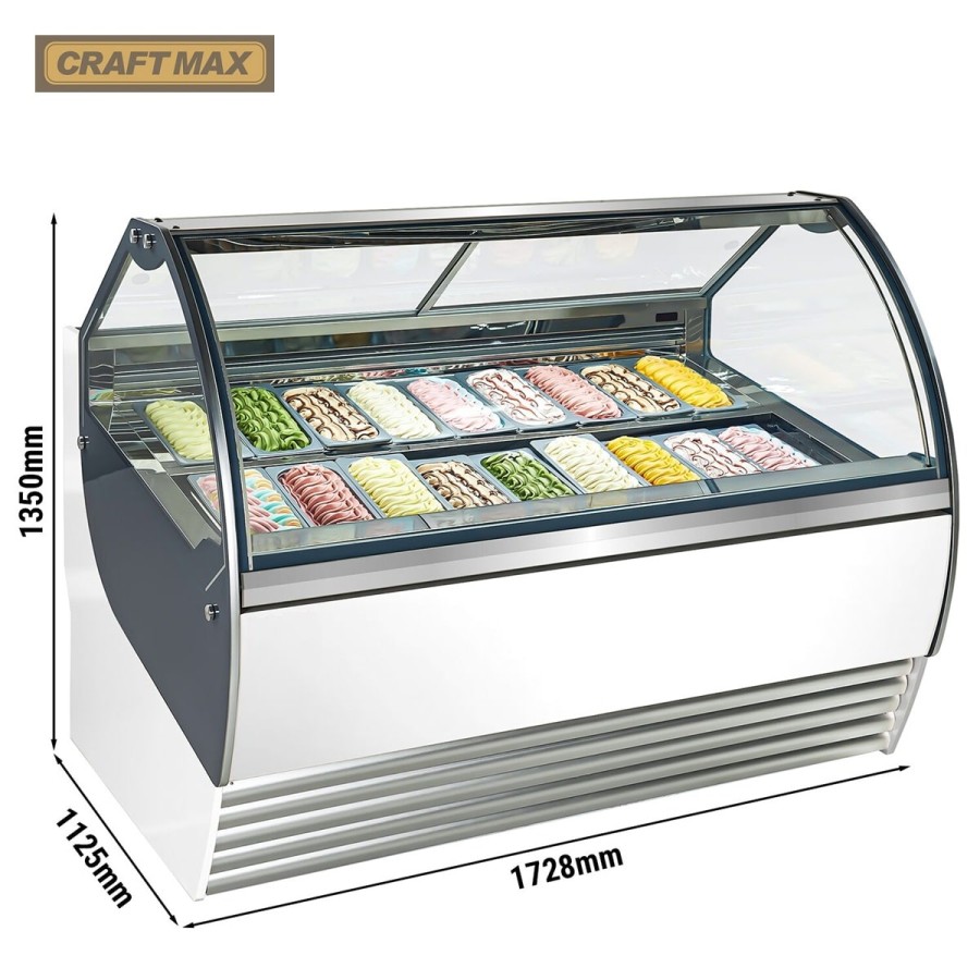 Speiseeisvitrine-165kW230V-Eistheke-1.728x1.125x1.350mm-Eisvitrine-16°C-bis-18°C-Umluft-fuer-18x-5-Liter-Eisbehaelter-6