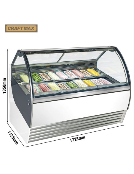 Speiseeisvitrine-165kW230V-Eistheke-1.728x1.125x1.350mm-Eisvitrine-16°C-bis-18°C-Umluft-fuer-18x-5-Liter-Eisbehaelter-6
