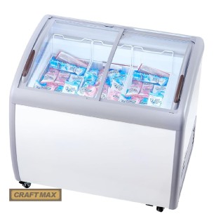 Gastro-Speiseeisvitrine-264L-mit-Glasschiebe-230V-Eistruhe-990x705x875mm-Eisvitrine-13°C-bis-26°C-LED-3-Eiskoerbe-1