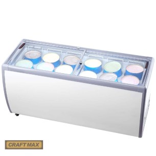 Speiseeisvitrine-567L-mit-Glasschiebe-1800x715x880mm-Eistruhe-230V-Eisvitrine-13°C-bis-26°C-LED-12-Eisbehaelter-1