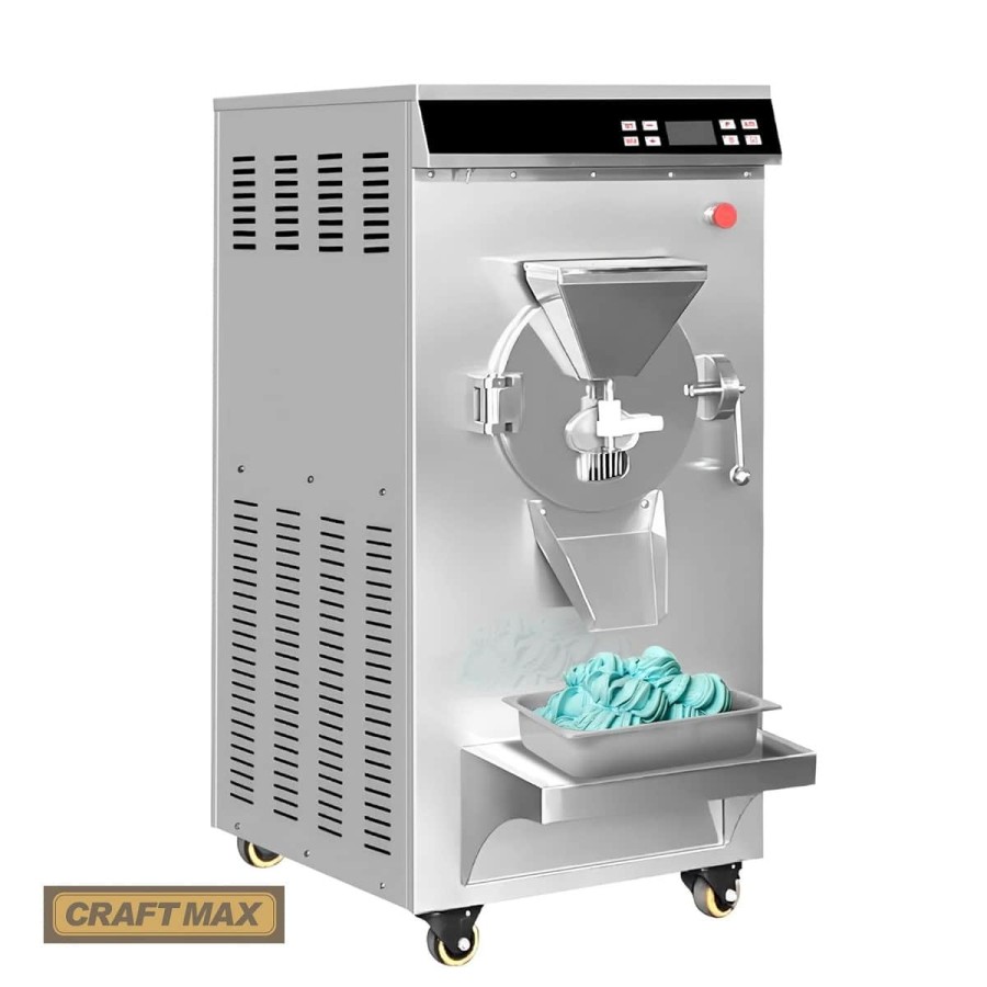 Gastro-Edelstahl-Speiseeisproduktion-30lh-Standgeraet-Eismaschine-2.8kW230V-vollautomatische-Mikrocomputer-Steuerung-3