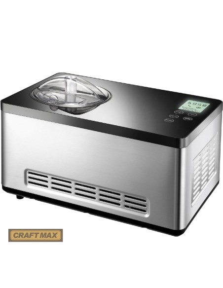 Edelstahl-Speiseeisproduktion-180W-2L-Volumen-Eis-LCD-Display-Digitaler-Timer-selbstkuehlender-Kompressor-1