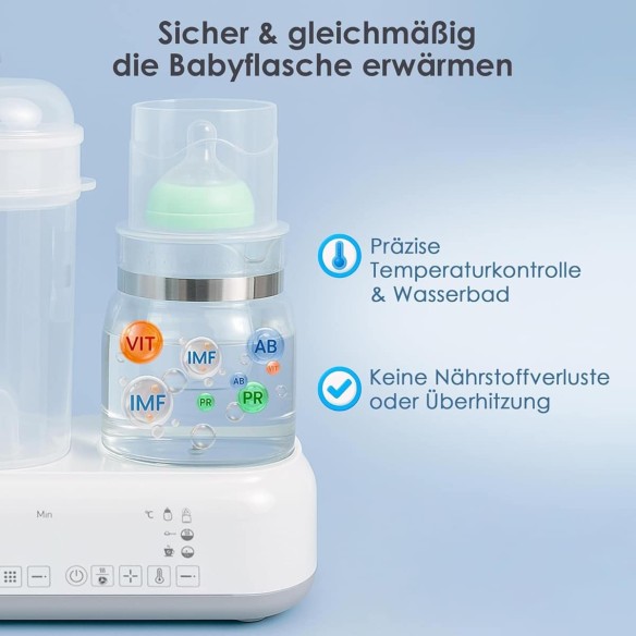 babyluzi®-Sterilisator-fuer-Babyflaschen-mit-Trocknung-Flaschenwaermer-Babywasser-fuer-Babynahrung-selbst-herstellen-4