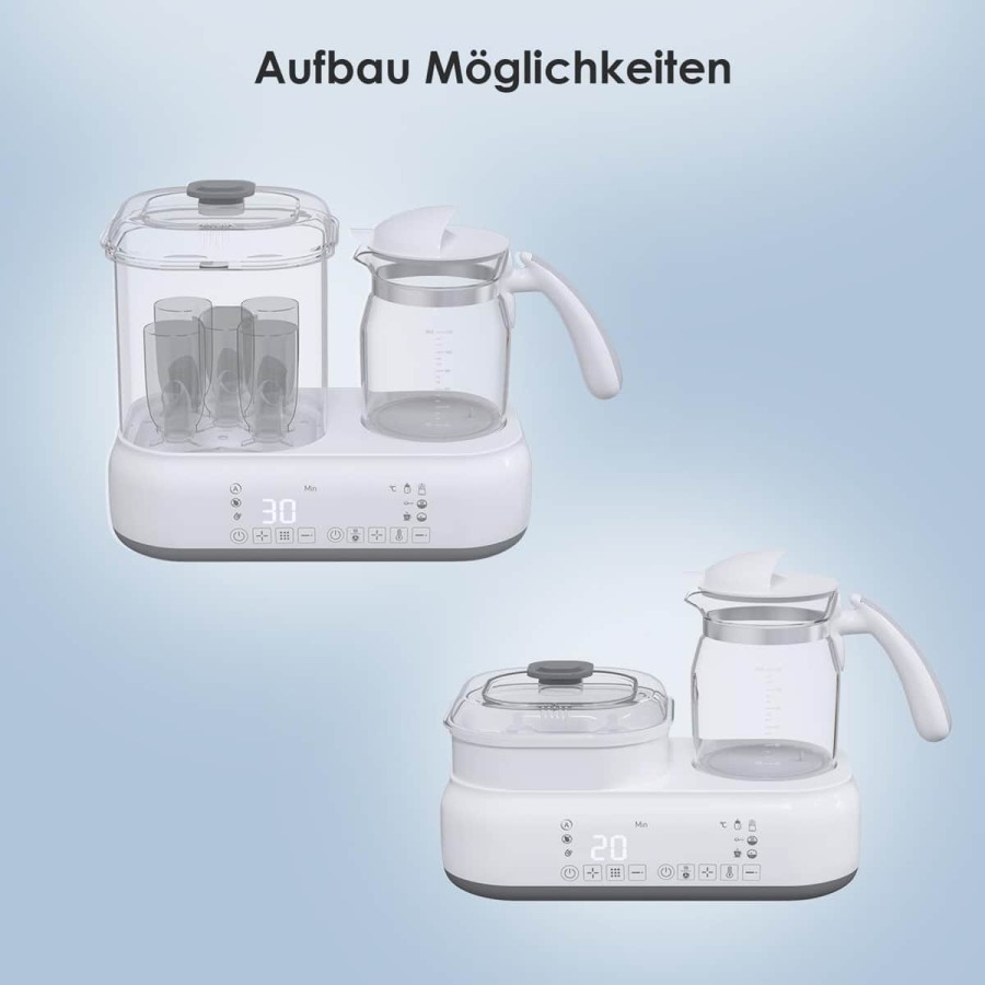 babyluzi®-Sterilisator-fuer-Babyflaschen-mit-Trocknung-Flaschenwaermer-Babywasser-fuer-Babynahrung-selbst-herstellen-9