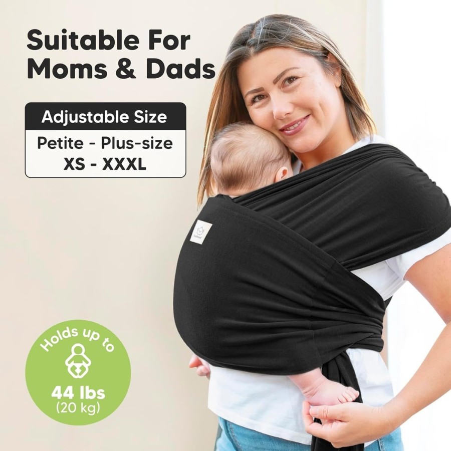 babyluzi®-Elastisches-Baby-Tragetuch-Neugeborene-ab-Geburt-einfach-Anzuziehen-ohne-Binden-5