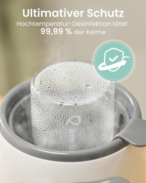 babyluzi®-Babyflaschen-Flaschenwaermer-Sterilisator-8-in-1-schneller-Babymilchwaermer-mit-Timer-fuer-Muttermilch-genaue-Temperat
