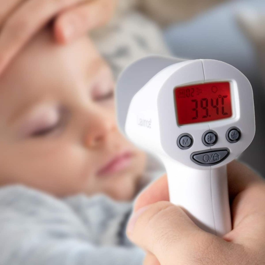 Liavince®-Fieberthermometer-kontaktlos-Digitales-Stirnthermometer-mit-LCD-Farb-Display-Fieberalarm-bei-hoher-Temperatur-und-sofo