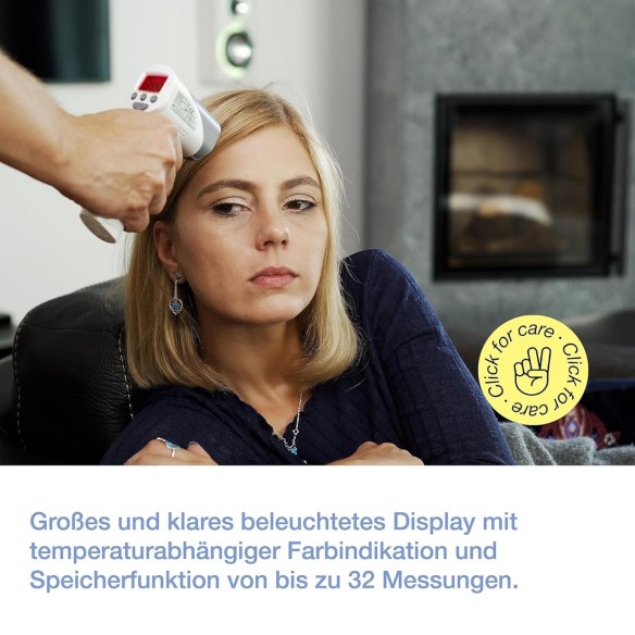 Liavince®-Fieberthermometer-kontaktlos-Digitales-Stirnthermometer-mit-LCD-Farb-Display-Fieberalarm-bei-hoher-Temperatur-und-sofo
