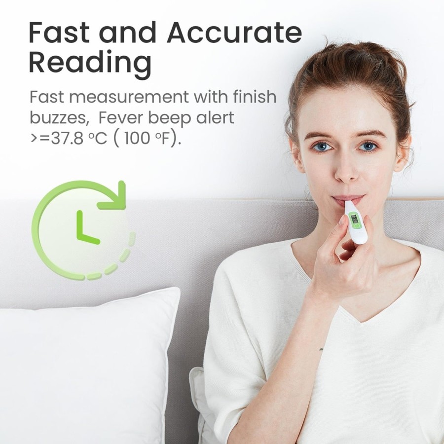 babyluzi®-Digitales-Fieberthermometer-Rektal-Oral-Achselthermometer-Fieber-Thermometer-fuer-Baby-Kinder-Erwachsene-genaue-und-sc
