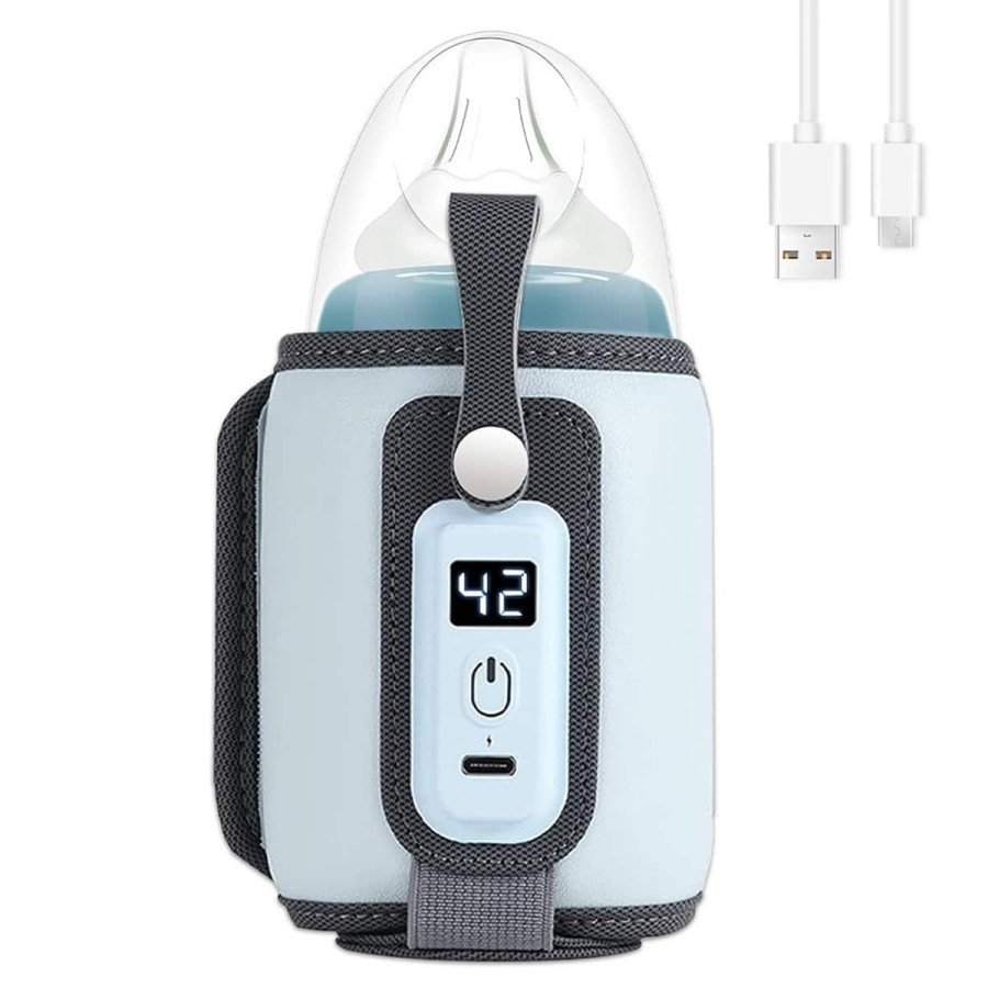 babyluzi®-Tragbarer-Babykostwaermer-USB-schnell-Flaschenwaermer-mit-genaue-einstellbare-Temperatur-Babyflaschenwaermer-Erwaermen