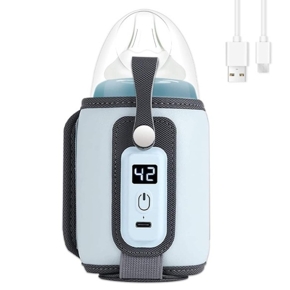 babyluzi®-Tragbarer-Babykostwaermer-USB-schnell-Flaschenwaermer-mit-genaue-einstellbare-Temperatur-Babyflaschenwaermer-Erwaermen