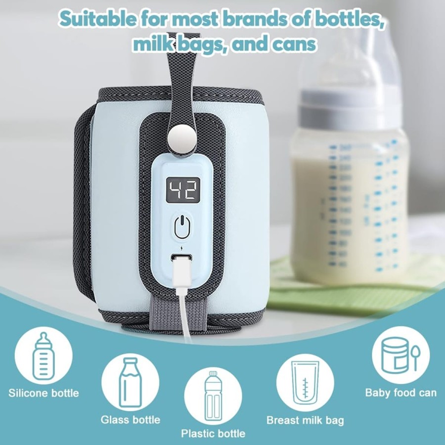 babyluzi®-Tragbarer-Babykostwaermer-USB-schnell-Flaschenwaermer-mit-genaue-einstellbare-Temperatur-Babyflaschenwaermer-Erwaermen