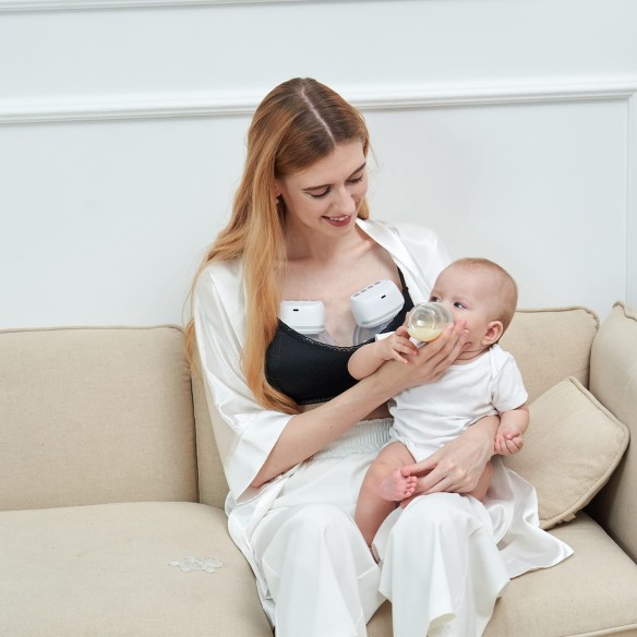babyluzi®-Milchpumpe-Tragbare-elektrische-AKKU-Milchpumpe-LCD-Touchscreen-2